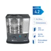 Estufa a parafina Fensa F720 de 4.2 litros con encendido eléctrico, ideal para calefaccionar hasta 25 m².