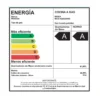 Cocina a gas Midea de cuatro quemadores con horno, color plateado. Dimensiones: Alto 85 cm, Ancho 49.5 cm, Profundidad 55.6 cm.