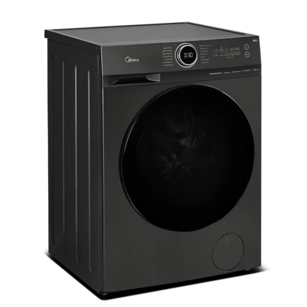 Lavadora/Secadora Automática Midea MF200D150WB/T de 11.5 kg de lavado y 9 kg de secado, con Steam Care y diseño Titanium.