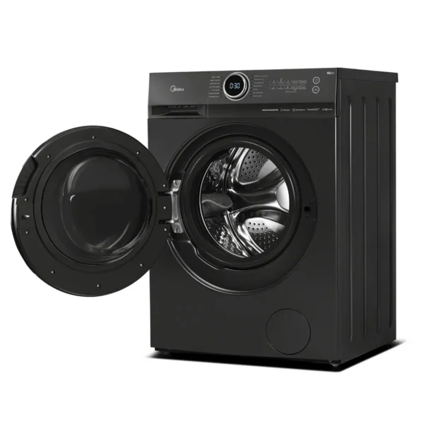 Lavadora/Secadora Automática Midea MF200D150WB/T de 11.5 kg de lavado y 9 kg de secado, con Steam Care y diseño Titanium.