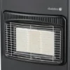 Estufa a gas infrarroja Sunny-Red SR-6250NG de 4.2 kW con 3 placas calefactoras para grandes espacios.