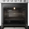 Cocina a gas Fensa de cuatro platos modelo F 2808 T, color blanco. Dimensiones: Alto 93.6 cm, Ancho 55 cm, Profundidad 57.7 cm.