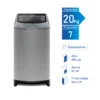 Lavadora Automática Fensa 20Kg Premium Care 20SZ de carga superior con 20 kg de capacidad y panel digital.