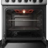Cocina a Gas Mademsa M795 T con 4 quemadores, uno de triple llama, y grill eléctrico.
