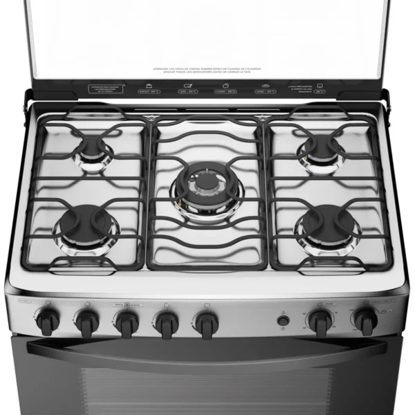 Cocina Mademsa 5P M920 T a gas con 5 quemadores y horno de 85.56 litros.