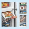 Refrigerador Bottom Freezer Frío Directo Rojo 169 lts