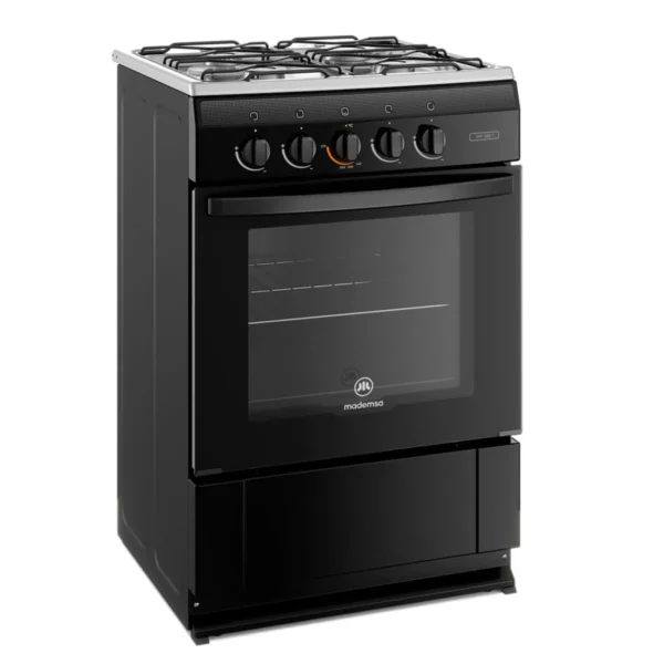 Cocina Mademsa MV120 T a gas con 4 quemadores, horno de 65 litros y revestimiento Fast Clean.