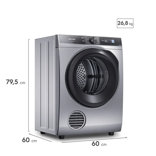 Secadora de Ropa Fensa Premium Care Pro 9D de 9 kg de capacidad con tecnología AutoSense y reducción de arrugas.