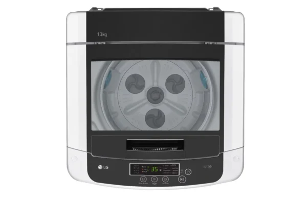 Lavadora Carga Superior LG WT13WPBPK de carga superior con 13 kg de capacidad y Motor Smart Inverter.