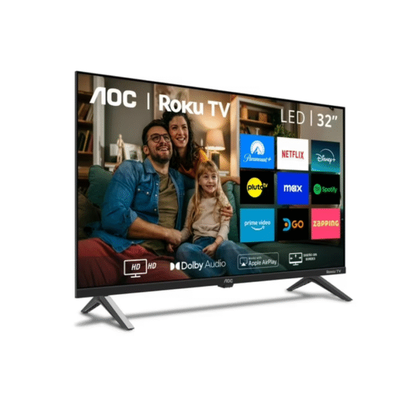 smart tv 32 AOC Televisor LED 32” AOC 32S5045 Roku TV Smart TV HD